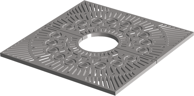 Decorative Square Tree Grate